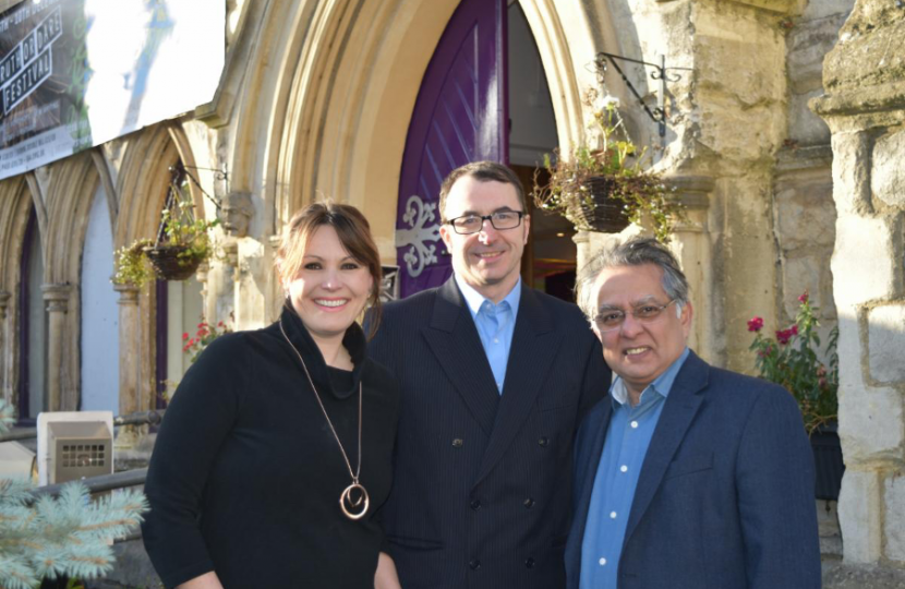 Sarah, George and Ravi. 